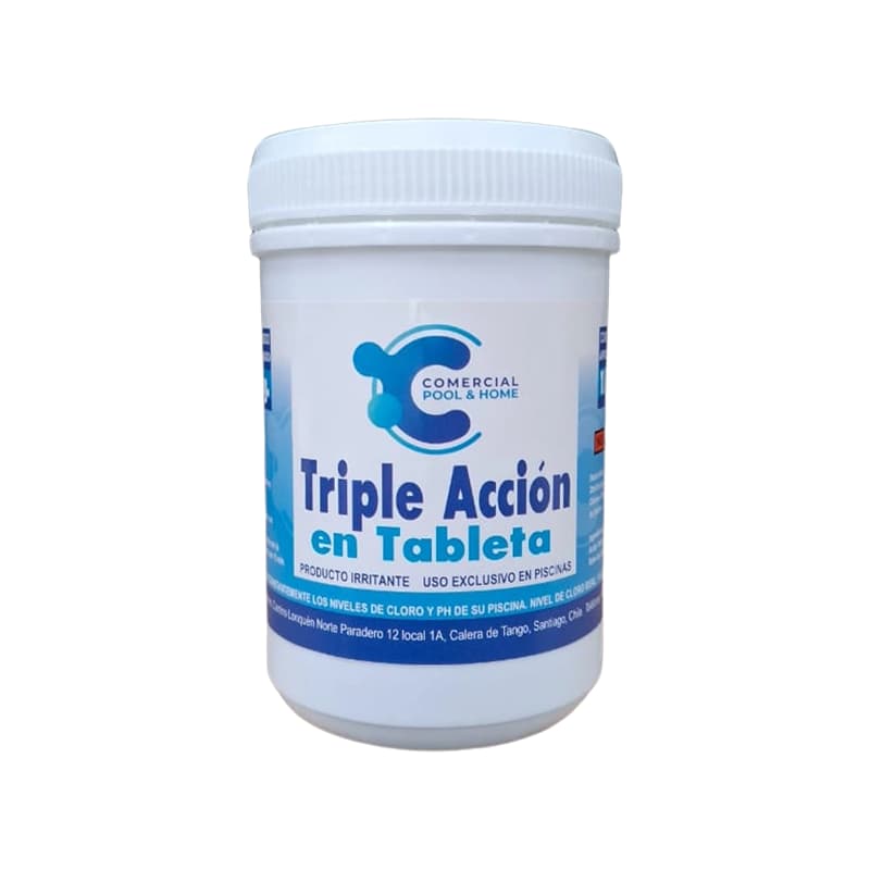 Tabletas Cloro Triple Acción 3 Kg