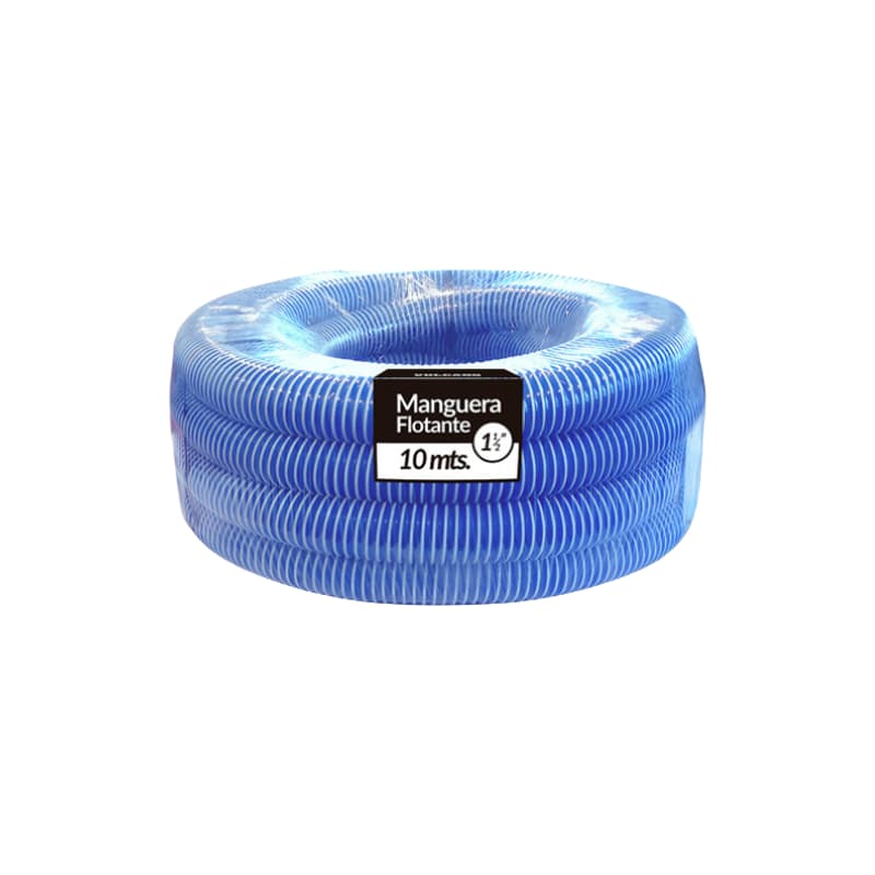 Manguera Flotante Cristal Con Terminales 10 Mts.