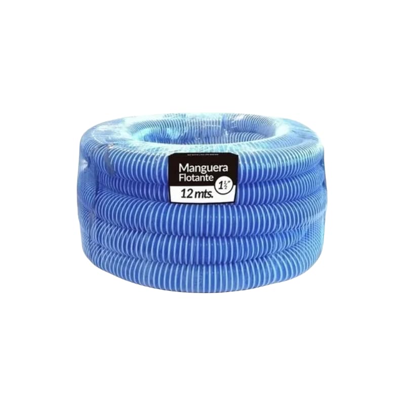 Manguera Flotante Cristal Con Terminales X 12 Mts.