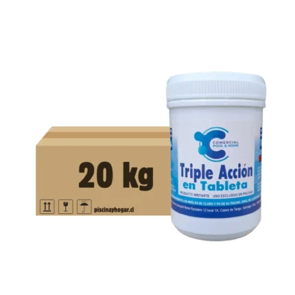 Cloro triple accion caja 20 kg