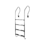 Escalera Vulcano 4 Peldaños Acero Inoxidable