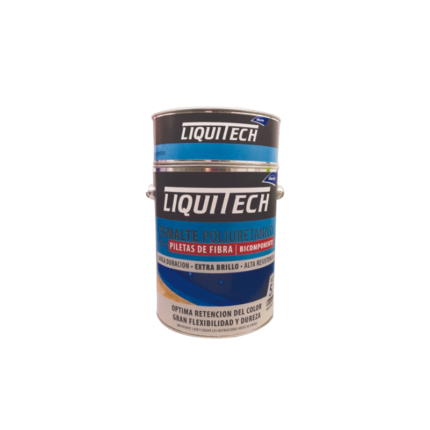Kit Poliuretano Para Piscina De Fibra 1.2 Lts Celeste